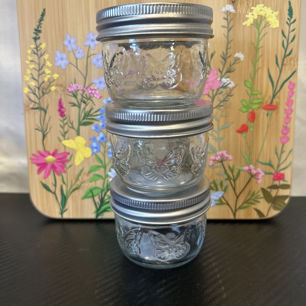 Dolly‎ Parton Spring Wildflower Collection - 3  Jars With Wildflower Lids